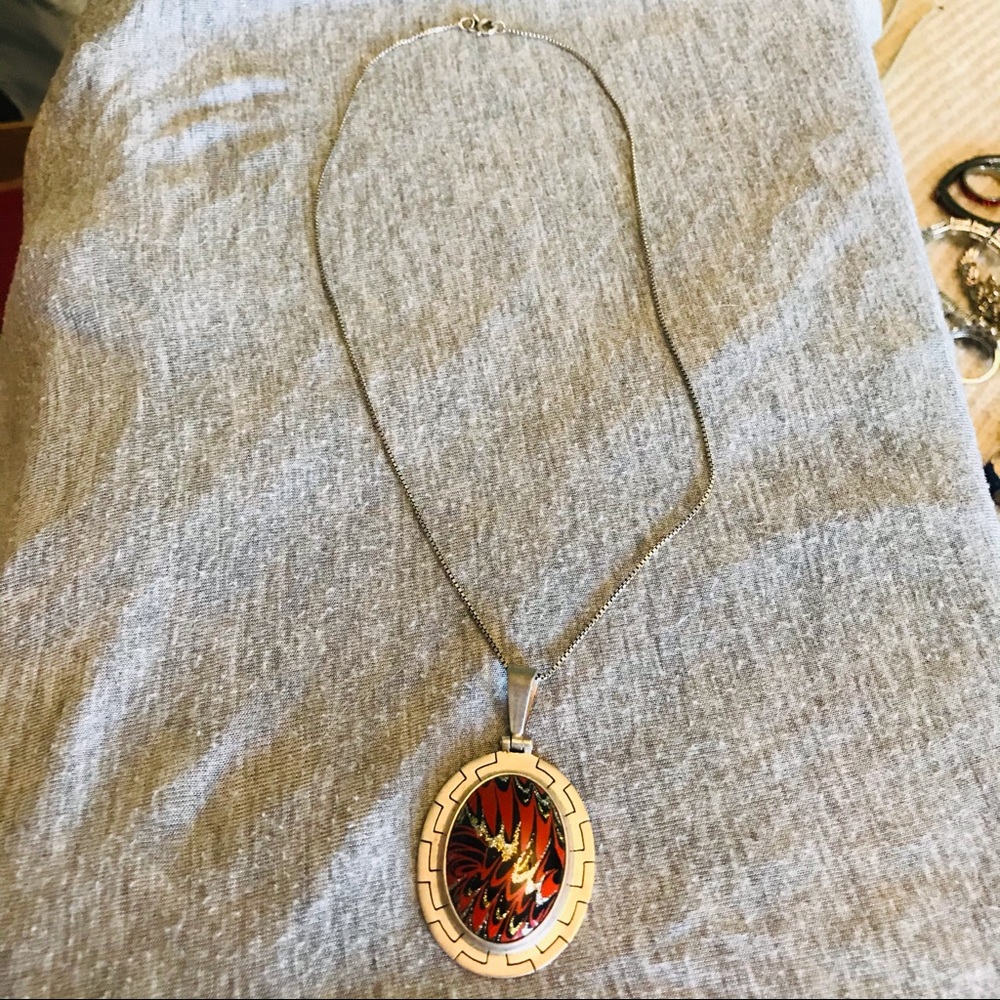 Made in Mexico necklace pennant